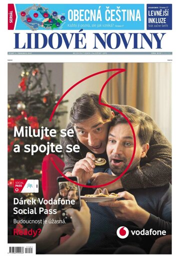 Obálka e-magazínu Lidové noviny 5.12.2017