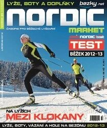 Obálka e-magazínu NORDIC 23 Market13/2012test lyží