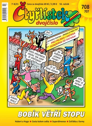 Obálka e-magazínu Čtyřlístek 7-8/2021