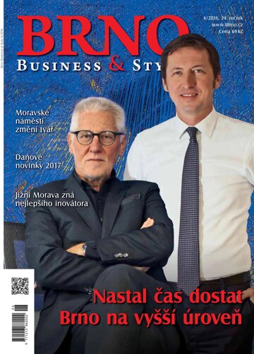 Obálka e-magazínu Brno Business & Style 6/2016