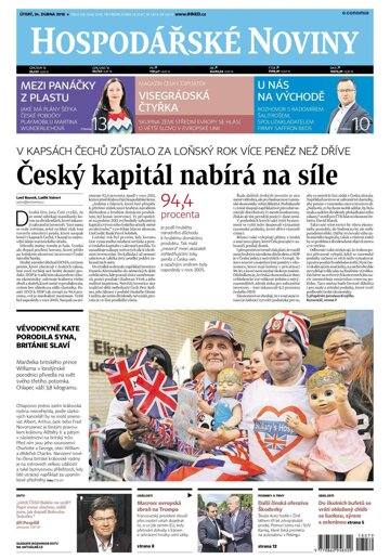 Obálka e-magazínu Hospodářské noviny 079 - 24.4.2018