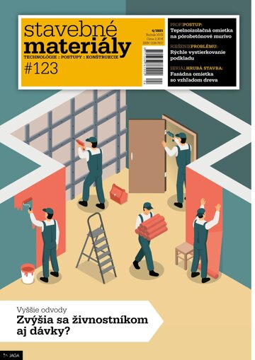 Obálka e-magazínu Stavebné materiály 4/2021
