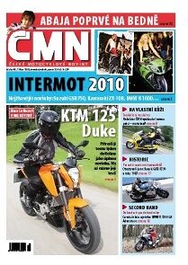 Obálka e-magazínu ČESKÉ MOTOCYKLOVÉ NOVINY 40/2010