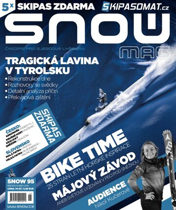 Obálka e-magazínu SNOW 95 - březen/duben 2016