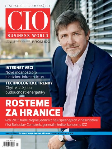 Obálka e-magazínu CIO Business World 3/2016