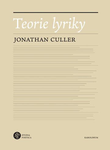 Obálka knihy Teorie lyriky