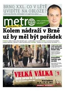Obálka e-magazínu METRO XXL Brno 23.7.2014