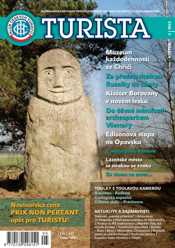 Obálka e-magazínu Časopis TURISTA 5/2015