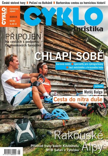 Obálka e-magazínu Cykloturistika 5/2015
