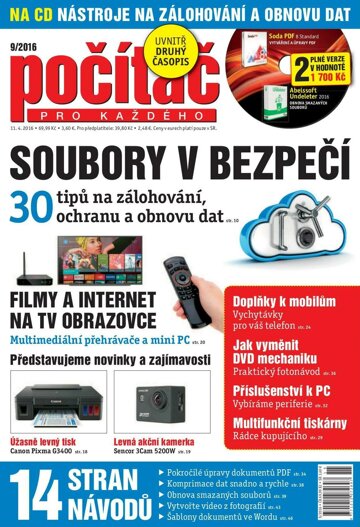 Obálka e-magazínu Počítač pro každého 9/2016