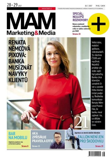 Obálka e-magazínu Marketing & Media 28-29 - 10.7.2017