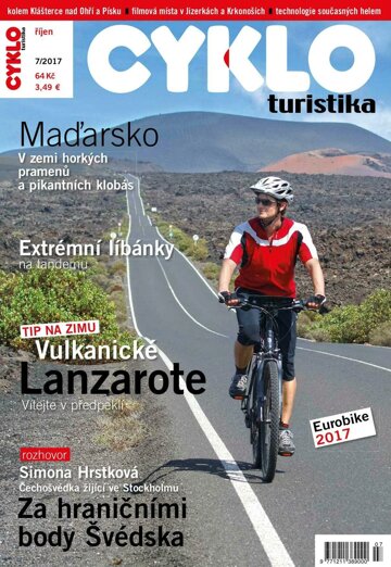 Obálka e-magazínu Cykloturistika 7/2017