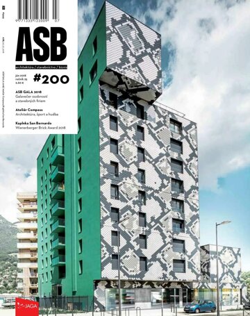 Obálka e-magazínu ASB Architektúra Stavebníctvo Biznis 7.6.2018