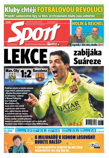 Obálka e-magazínu Sport 25.2.2015