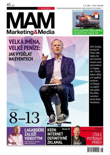 Obálka e-magazínu Marketing & Media 45 - 2.11.2015