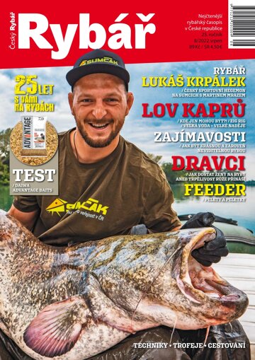 Obálka e-magazínu Český rybář 8/2022