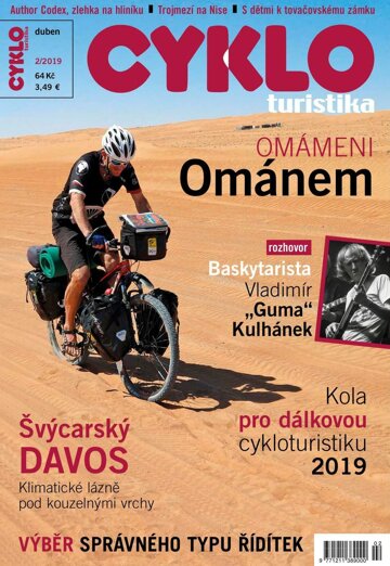 Obálka e-magazínu Cykloturistika 2/2019