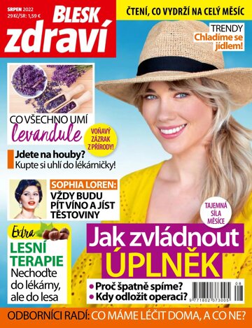 Obálka e-magazínu Blesk Zdraví 8/2022