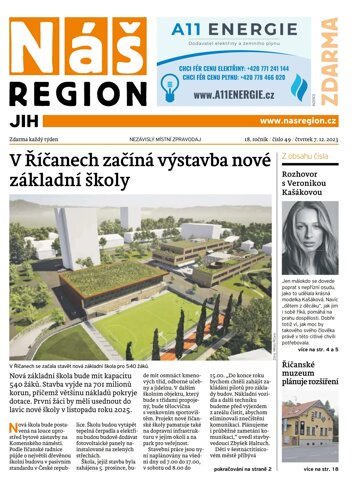 Obálka e-magazínu Náš Region - Jih 49/2023