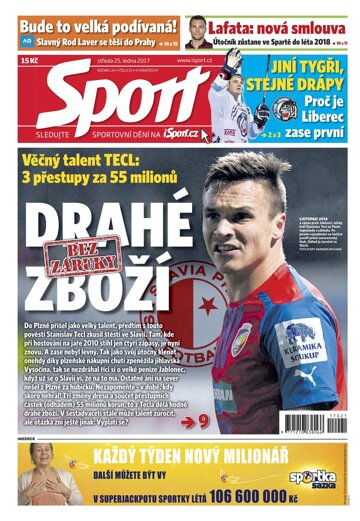 Obálka e-magazínu Sport 25.1.2017