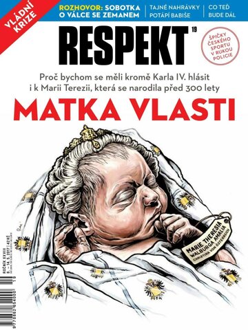 Obálka e-magazínu Respekt 19/2017