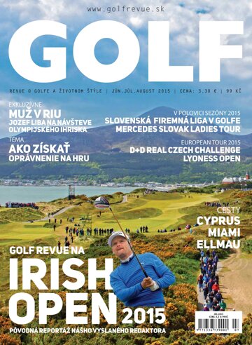 Obálka e-magazínu GOLF leto 2015