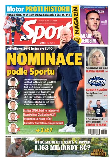 Obálka e-magazínu Sport 28.3.2024