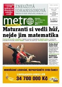 Obálka e-magazínu deník METRO 16.5.2014