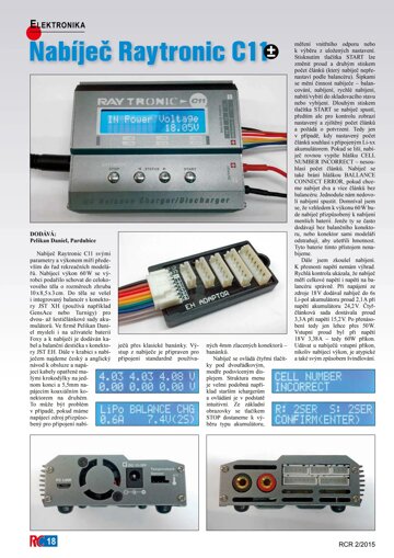 Obálka e-magazínu Nabíječ Raytronic C11
