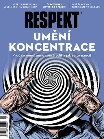 Obálka e-magazínu Respekt 11/2016