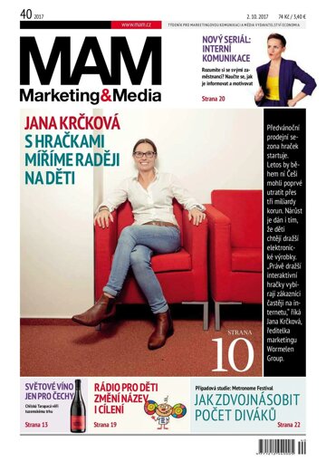 Obálka e-magazínu Marketing & Media 40 - 2.10.2017