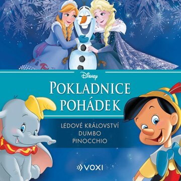 Obálka audioknihy Disney - Ledové království, Dumbo, Pinocchio