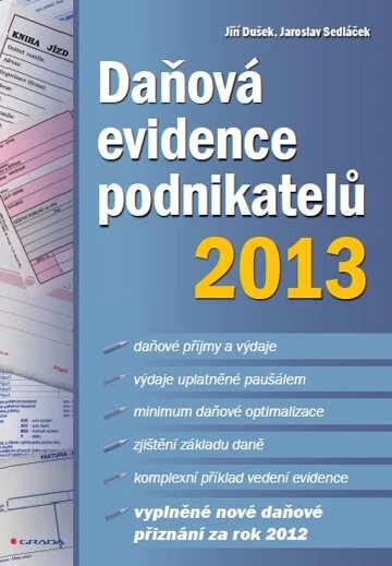 Obálka knihy Daňová evidence podnikatelů 2013