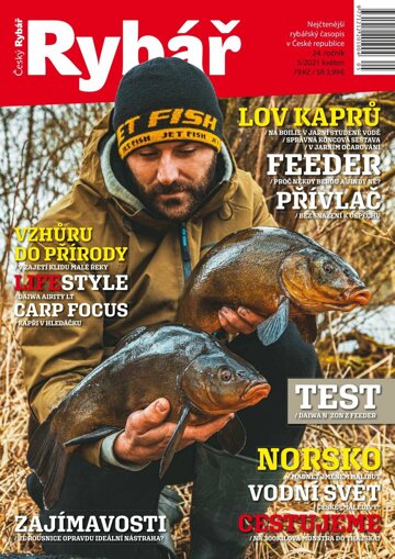 Obálka e-magazínu Český rybář 5/2021