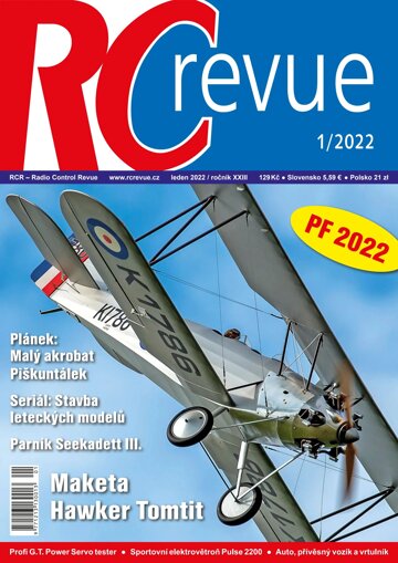 Obálka e-magazínu RC revue 1/2022