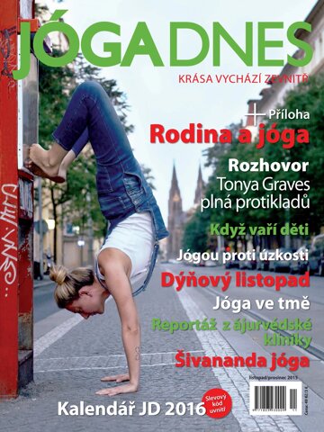 Obálka e-magazínu JÓGA DNES 4/2015
