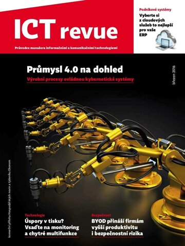 Obálka e-magazínu Ekonom 14 - 07.04.2016 - příloha ICT Revue