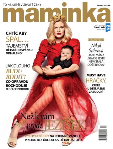 Obálka e-magazínu Maminka 12/2017