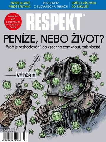 Obálka e-magazínu Respekt 10/2021