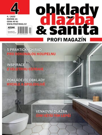 Obálka e-magazínu Obklady, dlažba & sanita 4/2022