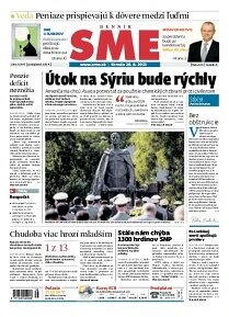 Obálka e-magazínu SME 28.8.2013