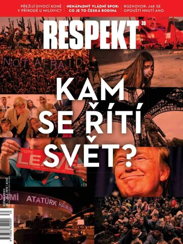 Obálka e-magazínu Respekt 30/2016