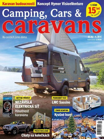 Obálka e-magazínu Camping, Cars & Caravans 1/2020