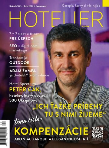 Obálka e-magazínu Hotelier leto 2022