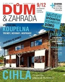 Obálka e-magazínu Dům a zahrada 9/2012