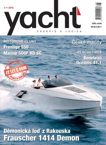 Obálka e-magazínu Yacht 5/2016