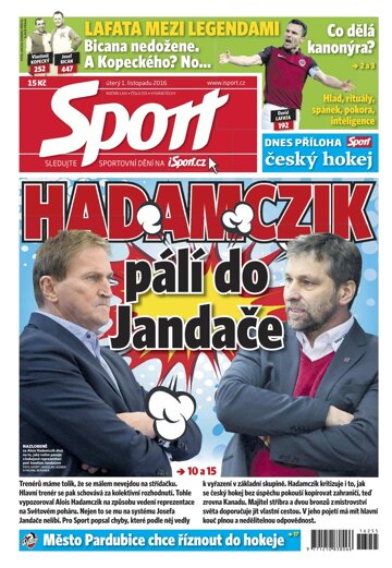 Obálka e-magazínu Sport 1.11.2016