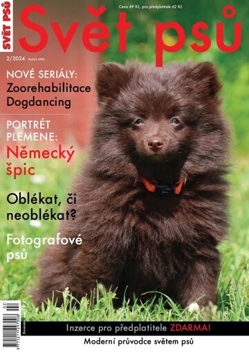 Obálka e-magazínu Svět psů 2/2024