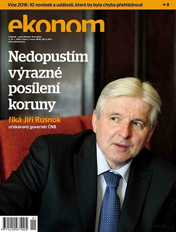 Obálka e-magazínu Ekonom 1 - 7.1.2016