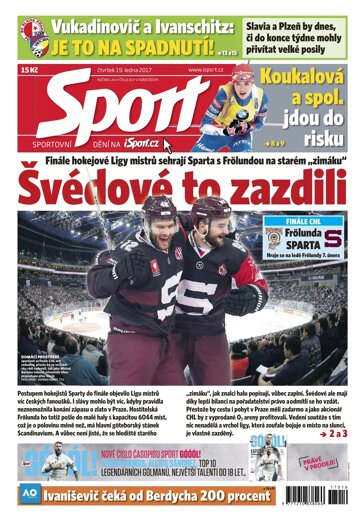 Obálka e-magazínu Sport 19.1.2017